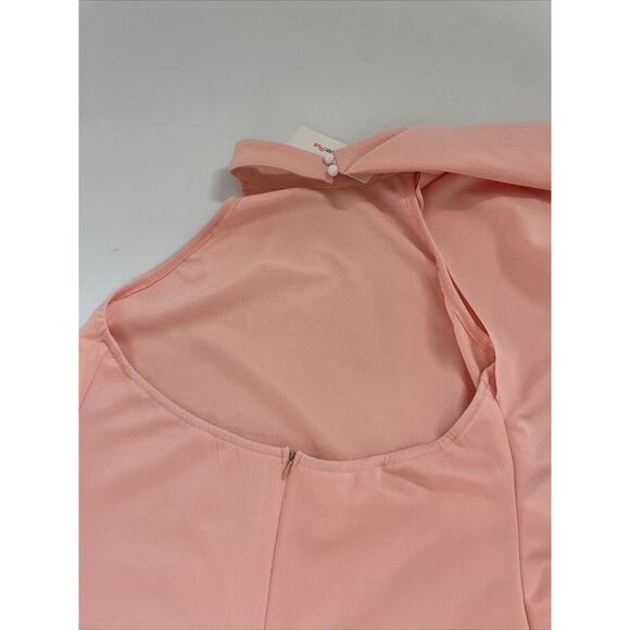 OC Order Plus PEACH Dress Sleeveless Ruffle‎ Wedding Barbie Womens XL - Picture 5 of 12